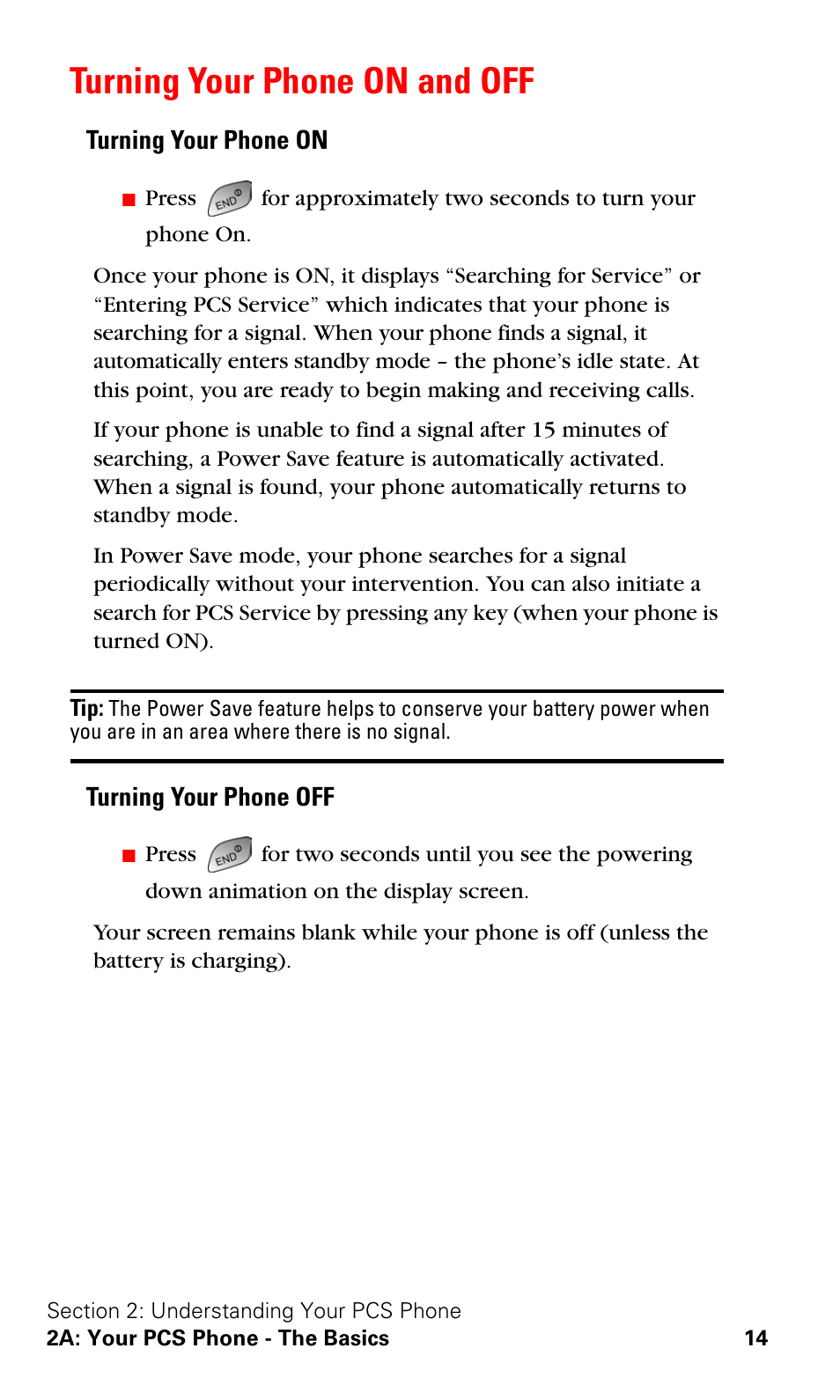 Turning your phone on and off | Samsung SPH-A600ZSSXAR User Manual | Page 22 / 178