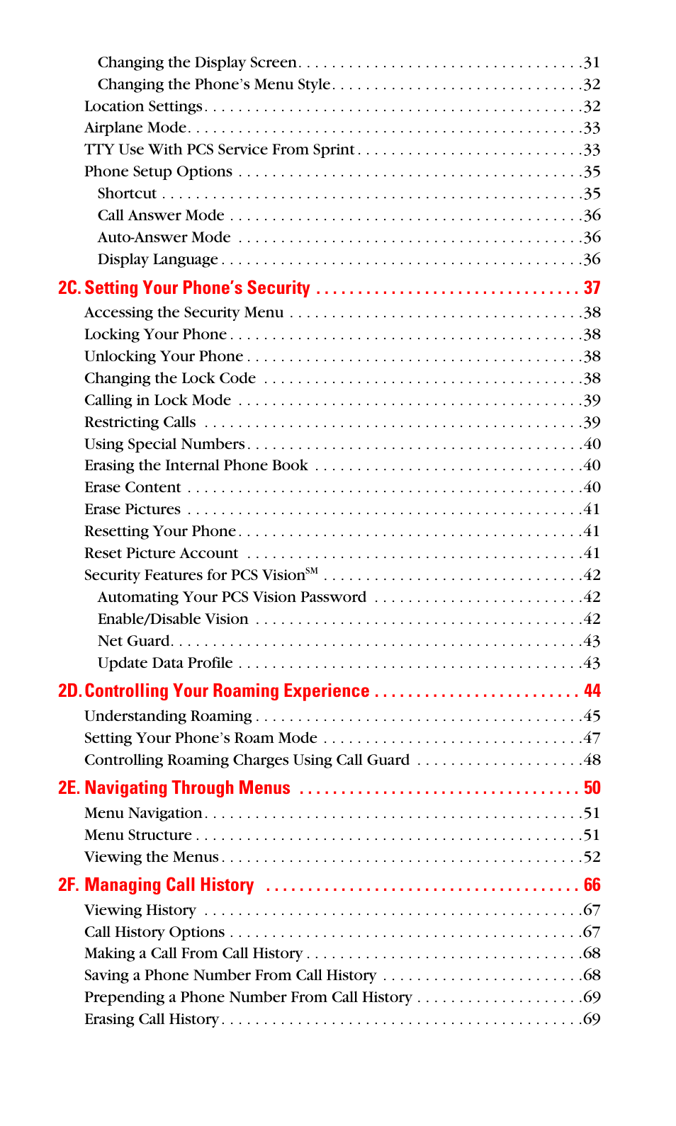 Samsung SPH-A600ZSSXAR User Manual | Page 3 / 178
