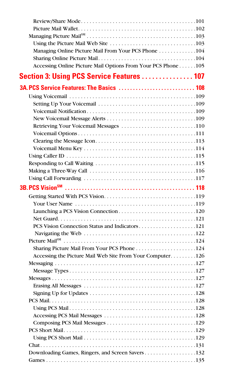 Samsung SPH-A600ZSSXAR User Manual | Page 5 / 178