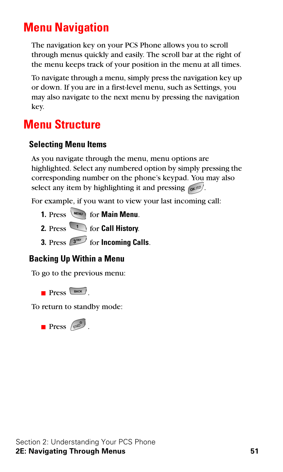 Menu navigation, Menu structure, Menu navigation menu structure | Samsung SPH-A600ZSSXAR User Manual | Page 59 / 178