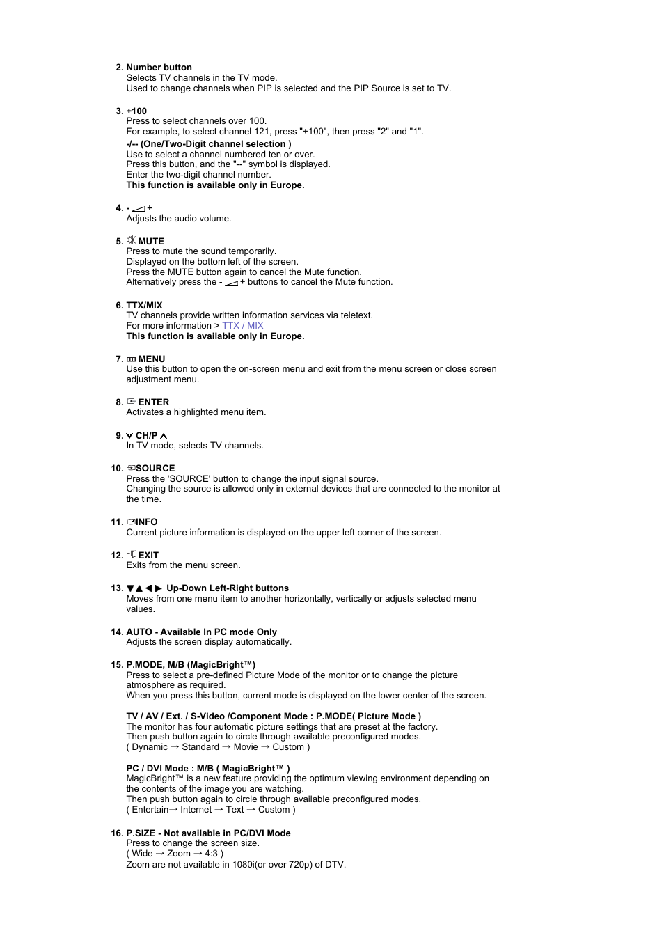 Samsung LS19DOCSSK-XBM User Manual | Page 16 / 54