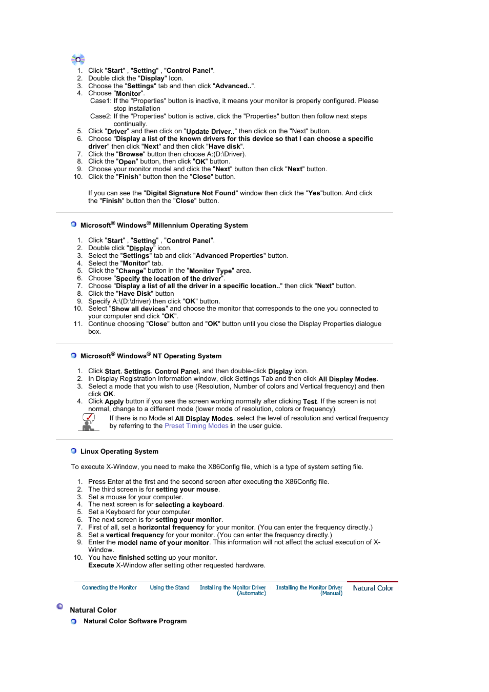 Samsung LS19DOCSSK-XBM User Manual | Page 27 / 54