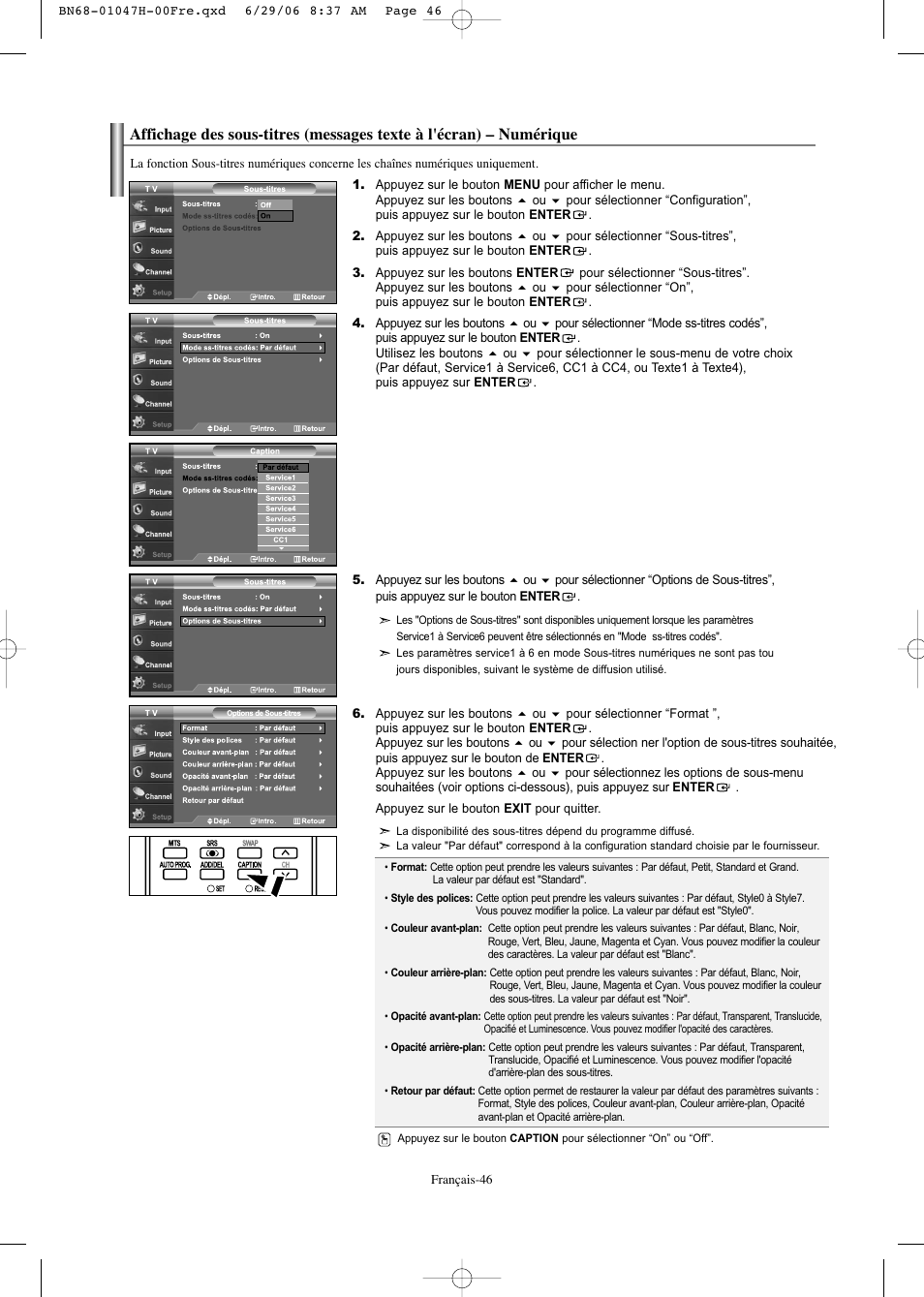 Samsung LNS3296DX-XAA User Manual | Page 107 / 179