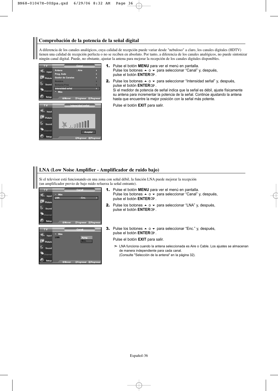 Samsung LNS3296DX-XAA User Manual | Page 156 / 179