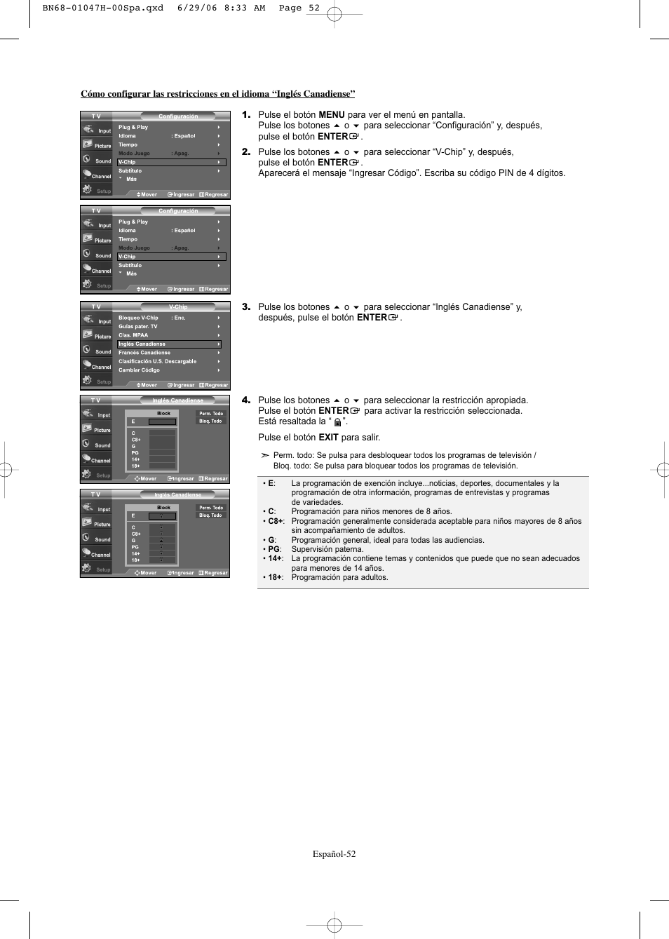 Samsung LNS3296DX-XAA User Manual | Page 172 / 179