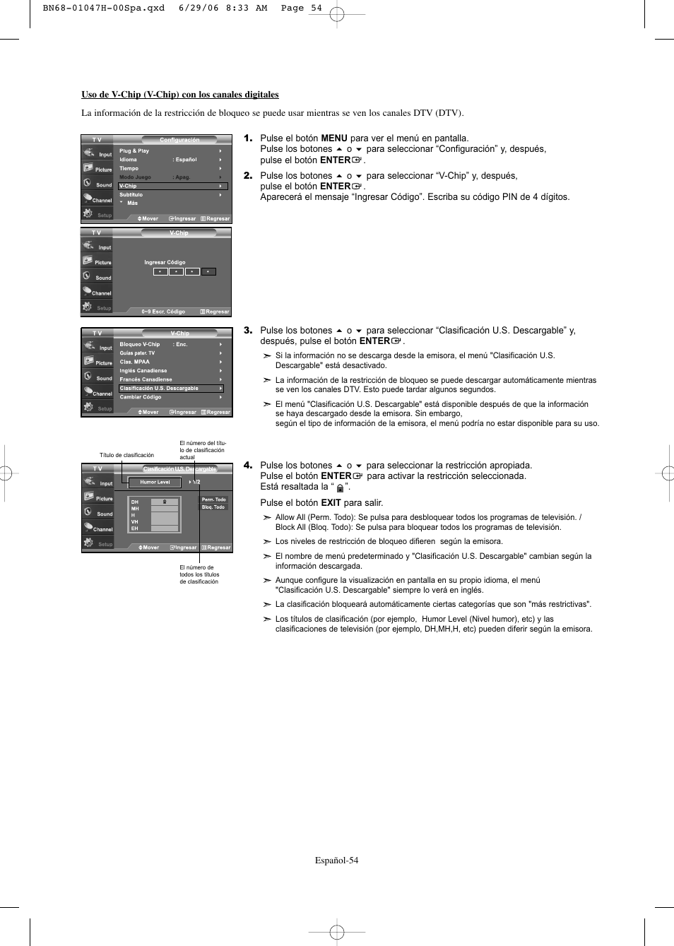 Samsung LNS3296DX-XAA User Manual | Page 174 / 179