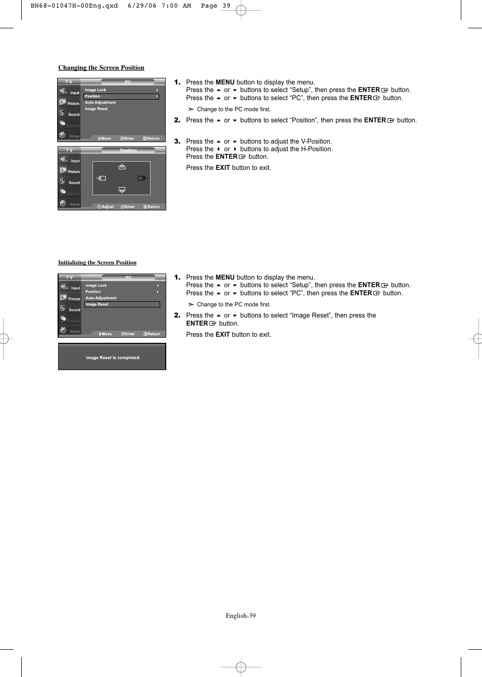 Samsung LNS3296DX-XAA User Manual | Page 41 / 179