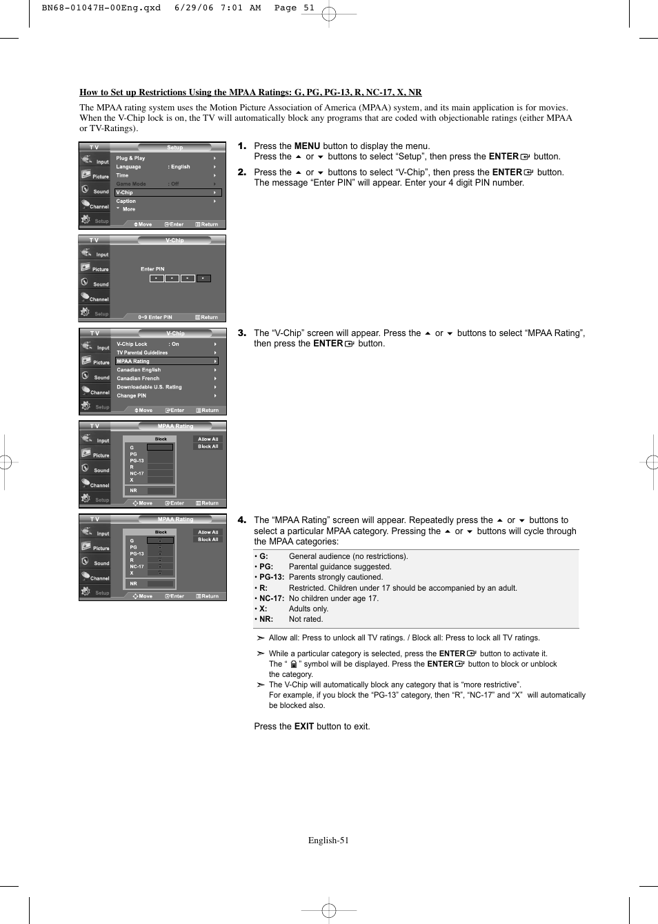 Samsung LNS3296DX-XAA User Manual | Page 53 / 179