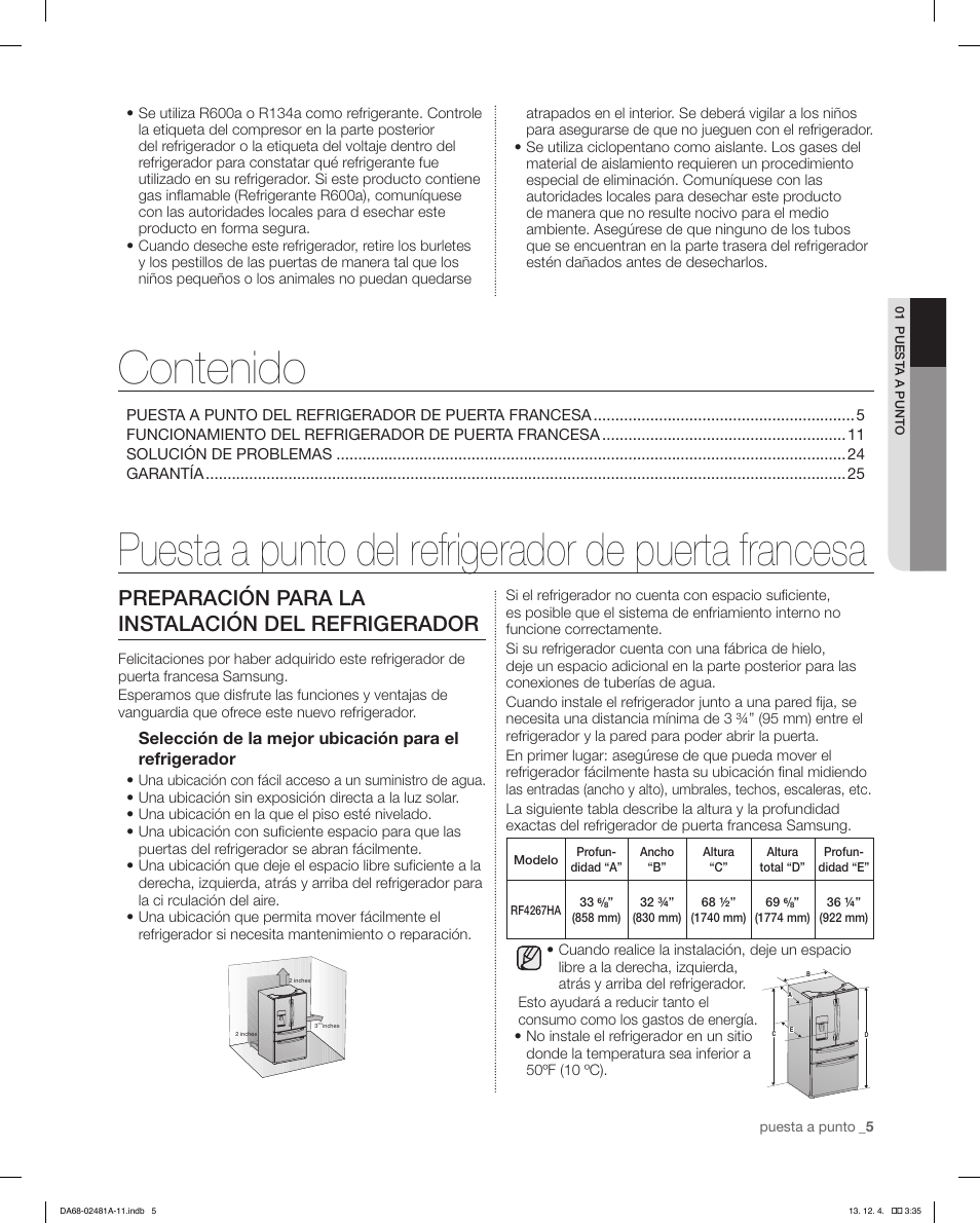 Samsung RF4267HAWP-XAA User Manual | Page 33 / 84