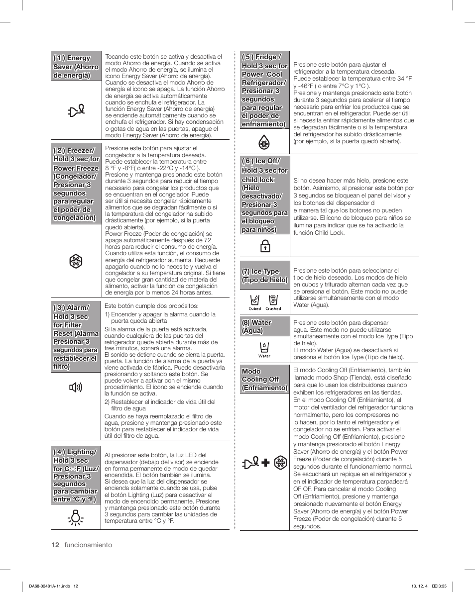 Samsung RF4267HAWP-XAA User Manual | Page 40 / 84