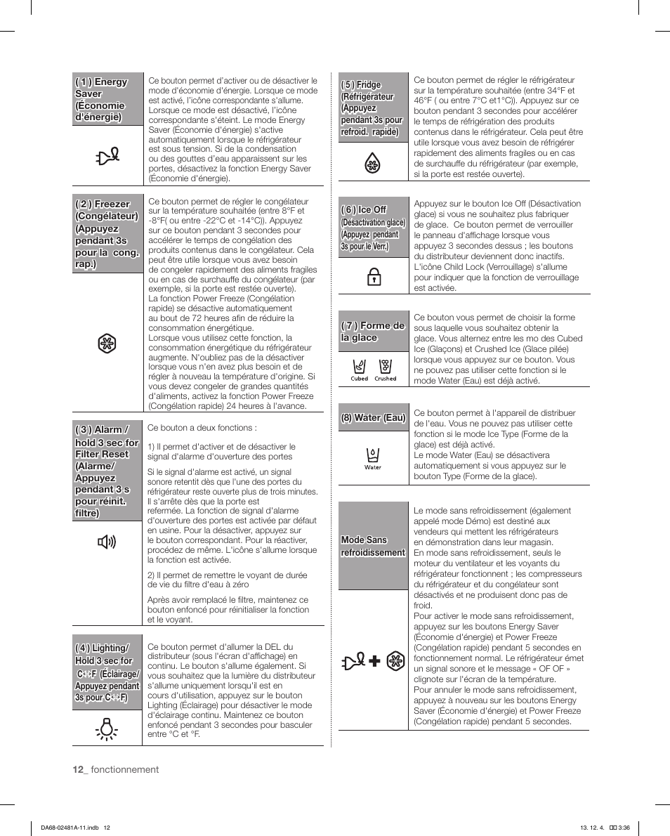 Samsung RF4267HAWP-XAA User Manual | Page 68 / 84