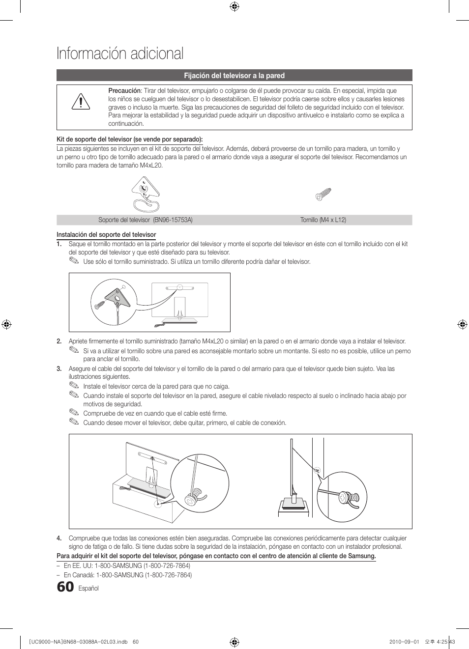 Información adicional | Samsung UN55C9000ZFXZA User Manual | Page 129 / 208
