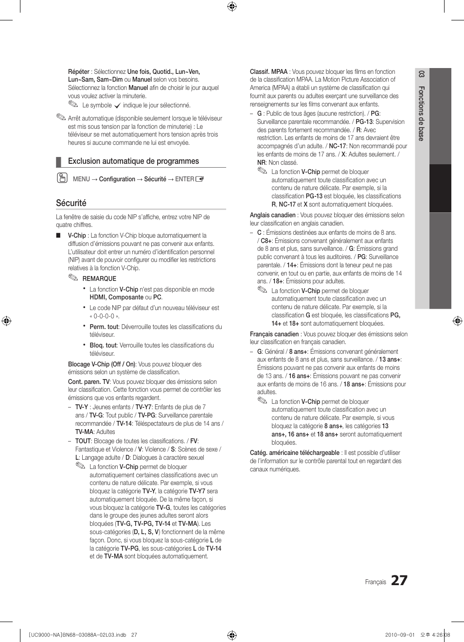 Samsung UN55C9000ZFXZA User Manual | Page 165 / 208