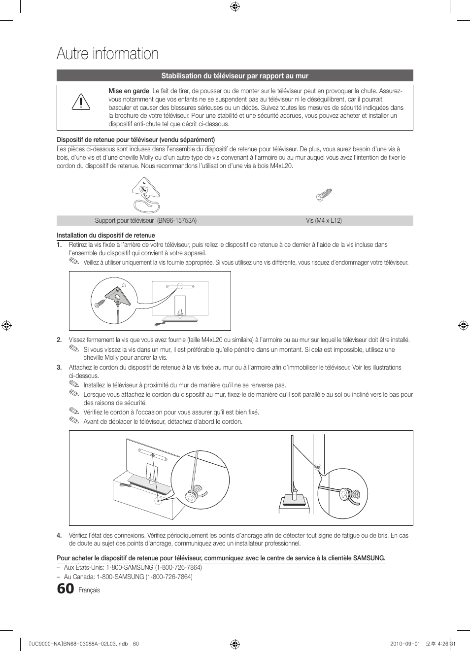 Autre information | Samsung UN55C9000ZFXZA User Manual | Page 198 / 208