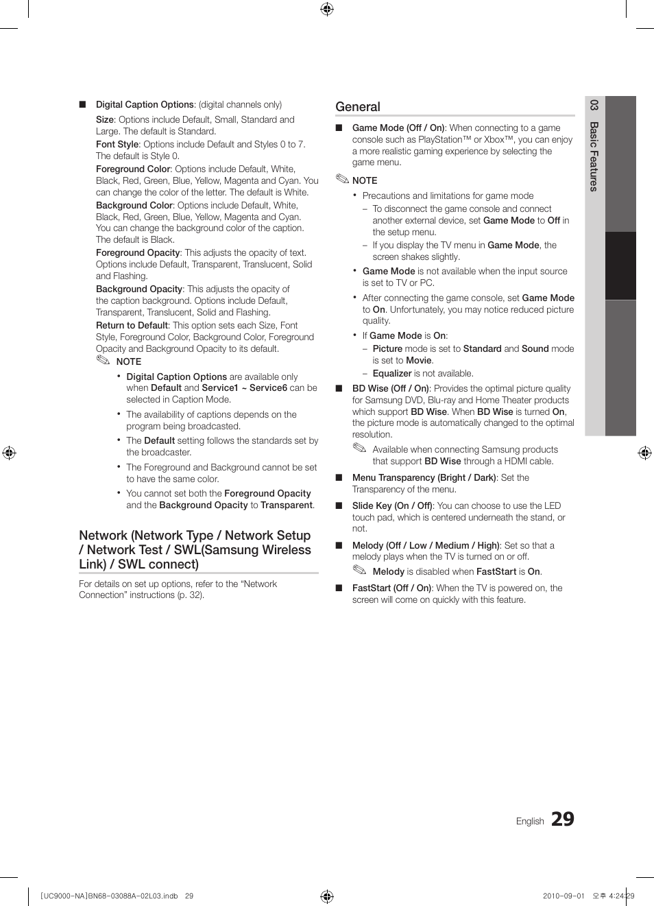Samsung UN55C9000ZFXZA User Manual | Page 29 / 208