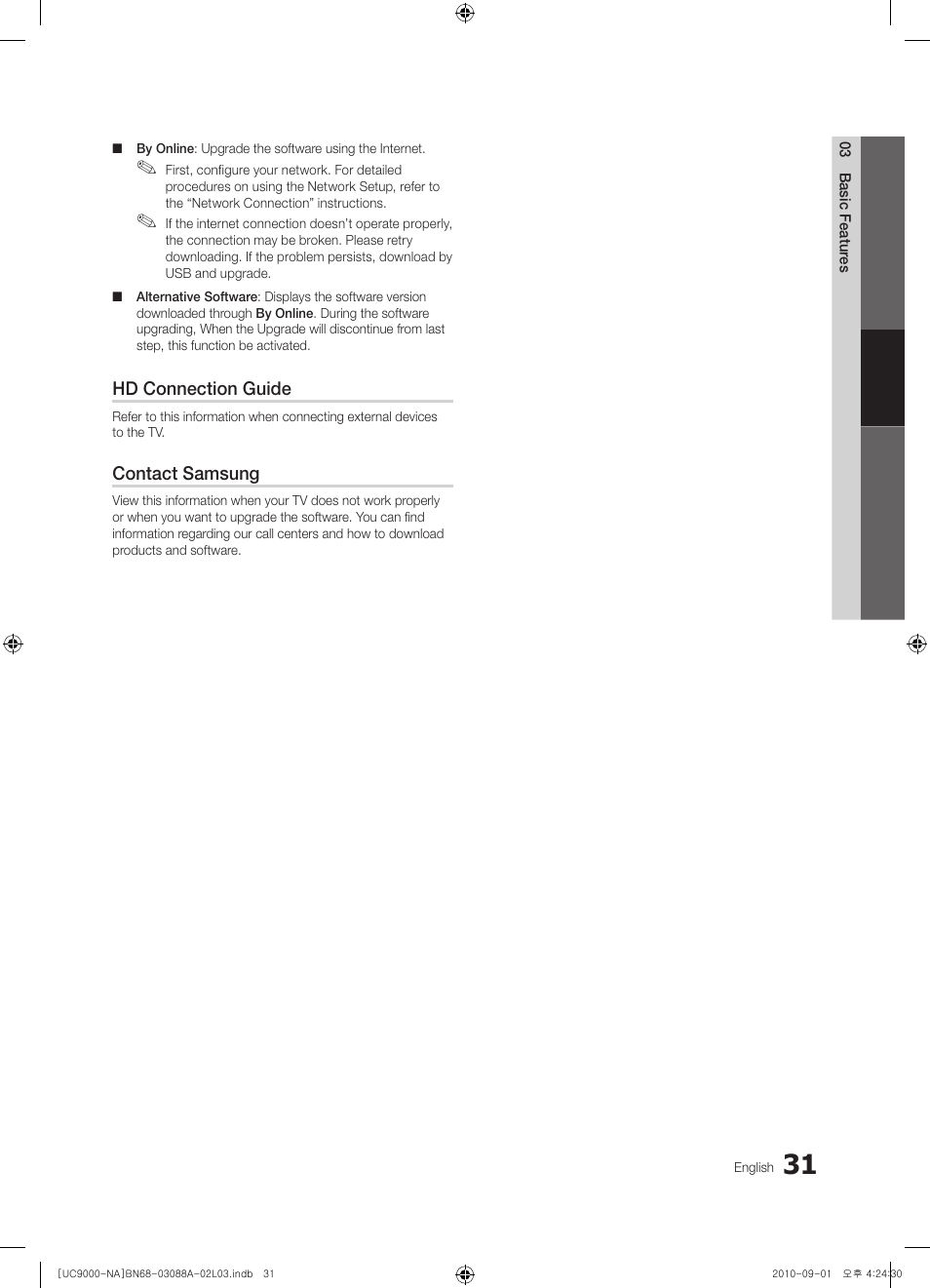 Samsung UN55C9000ZFXZA User Manual | Page 31 / 208