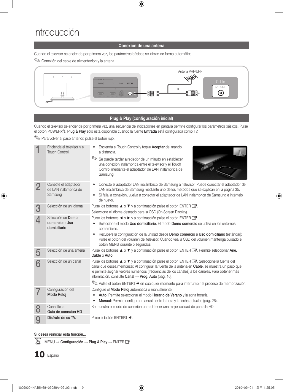 Introducción | Samsung UN55C9000ZFXZA User Manual | Page 79 / 208