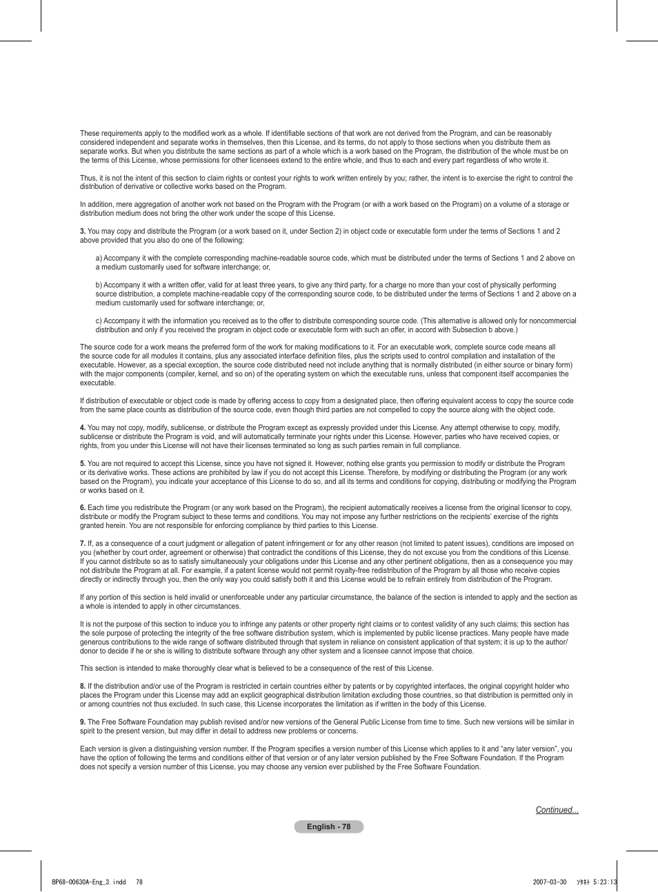 Samsung HLT5676SX-XAA User Manual | Page 78 / 160