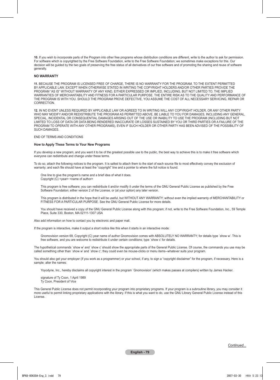 Samsung HLT5676SX-XAA User Manual | Page 79 / 160