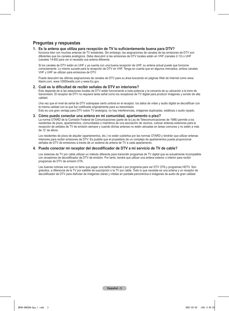 Preguntas y respuestas | Samsung HLT5676SX-XAA User Manual | Page 86 / 160