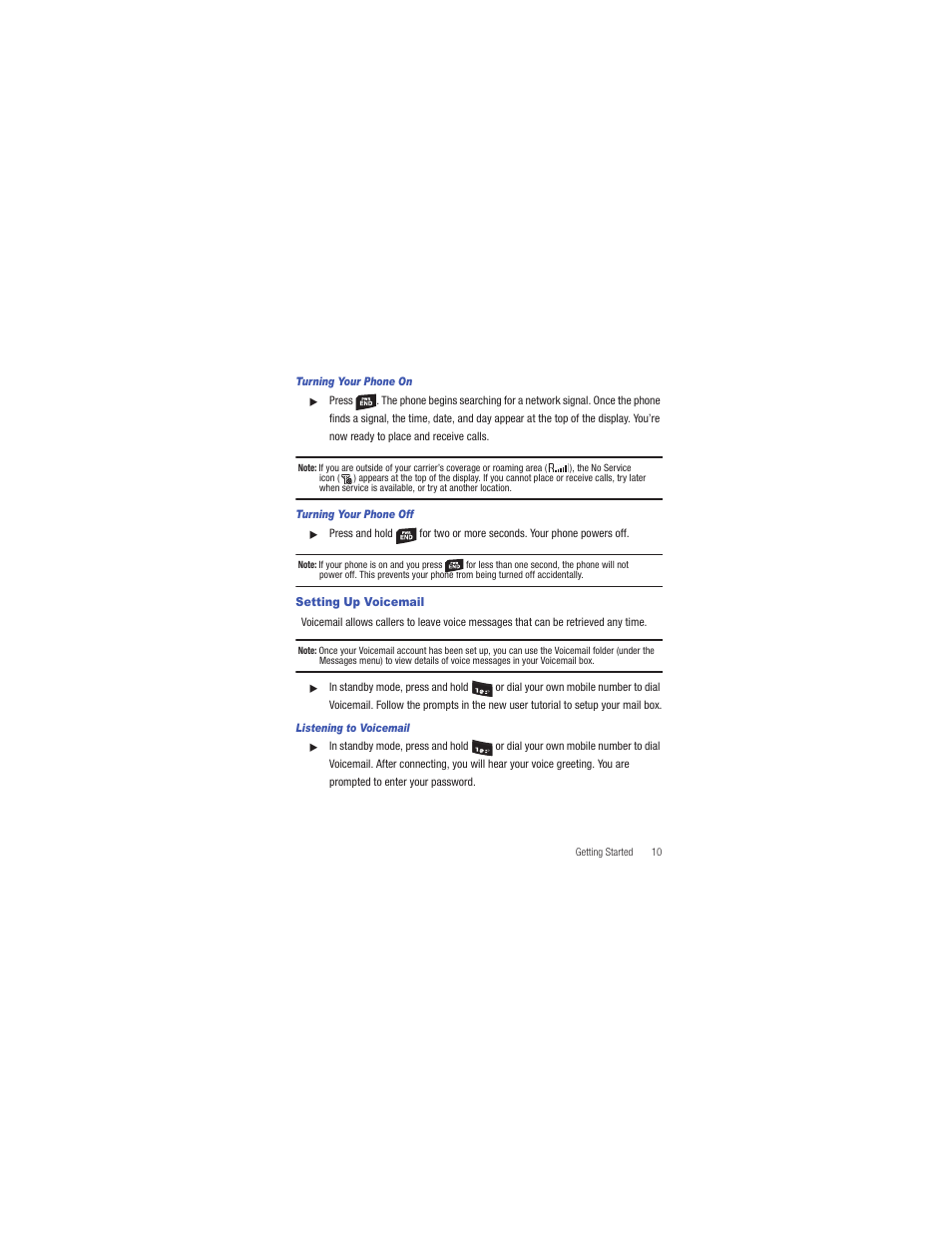 Setting up voicemail | Samsung SCH-R335MSATRF User Manual | Page 19 / 108