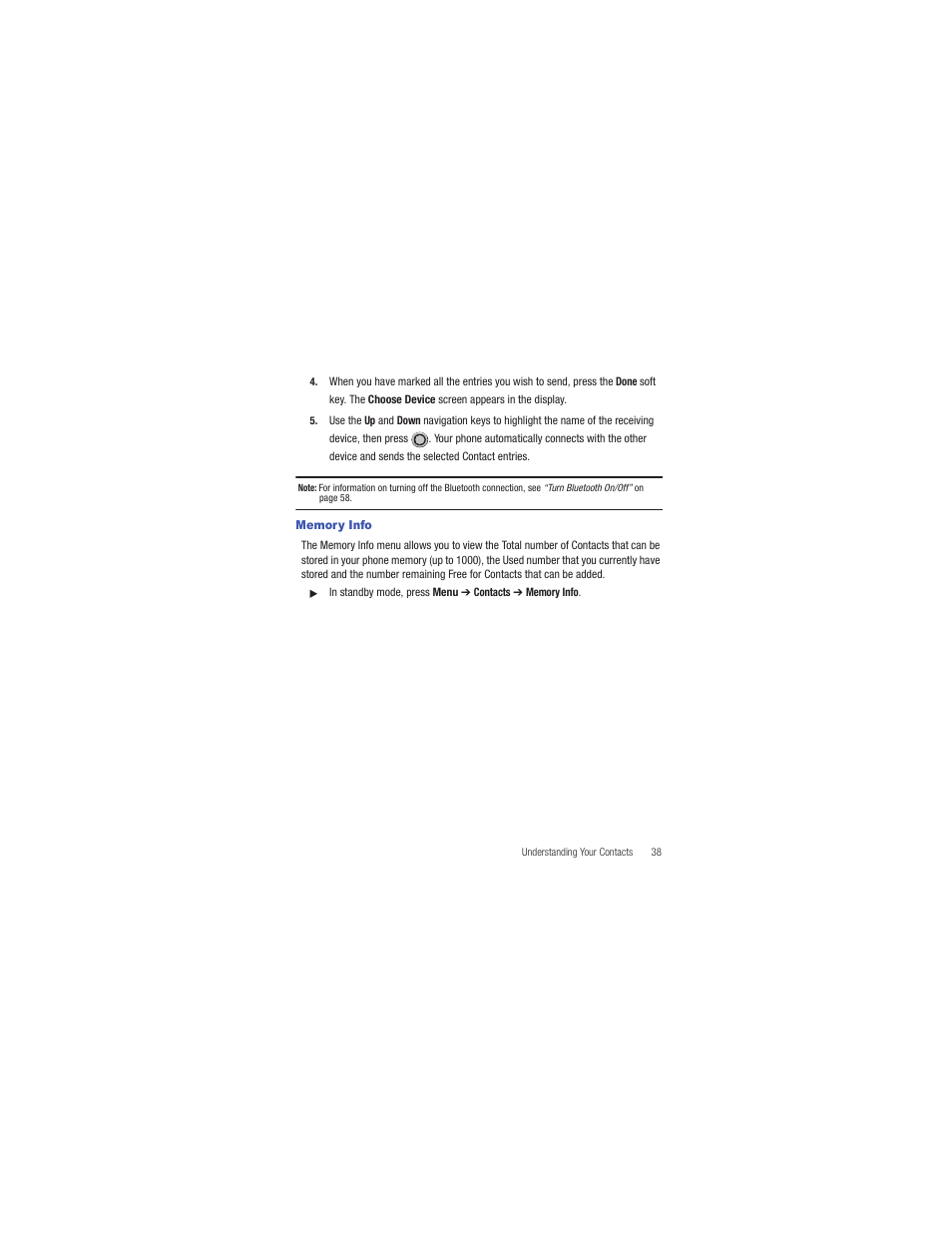 Memory info | Samsung SCH-R335MSATRF User Manual | Page 47 / 108