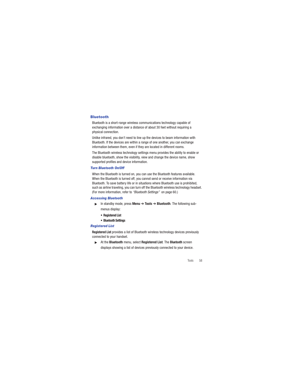 Bluetooth | Samsung SCH-R335MSATRF User Manual | Page 67 / 108