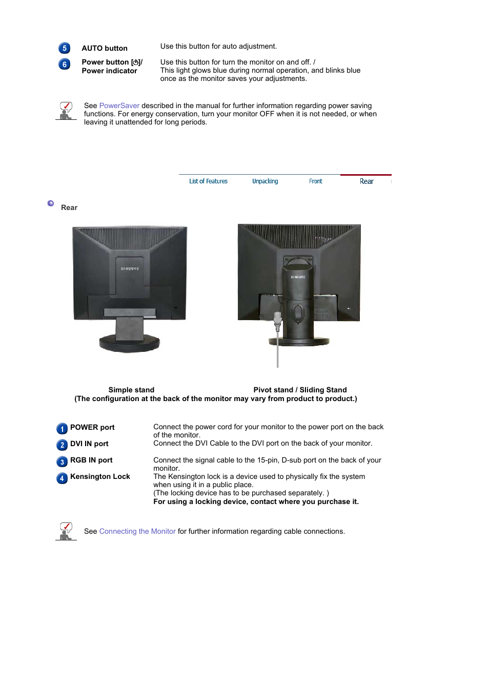 Samsung LS17HADKBV-XAA User Manual | Page 13 / 77