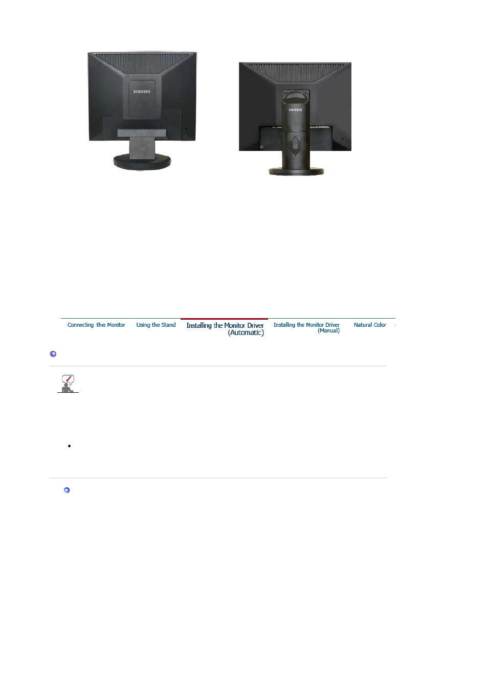 Installing the monitor dtiver(manual) | Samsung LS17HADKBV-XAA User Manual | Page 16 / 77