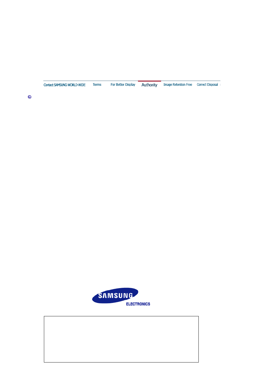 For better display, Authority | Samsung LS17HADKBV-XAA User Manual | Page 73 / 77