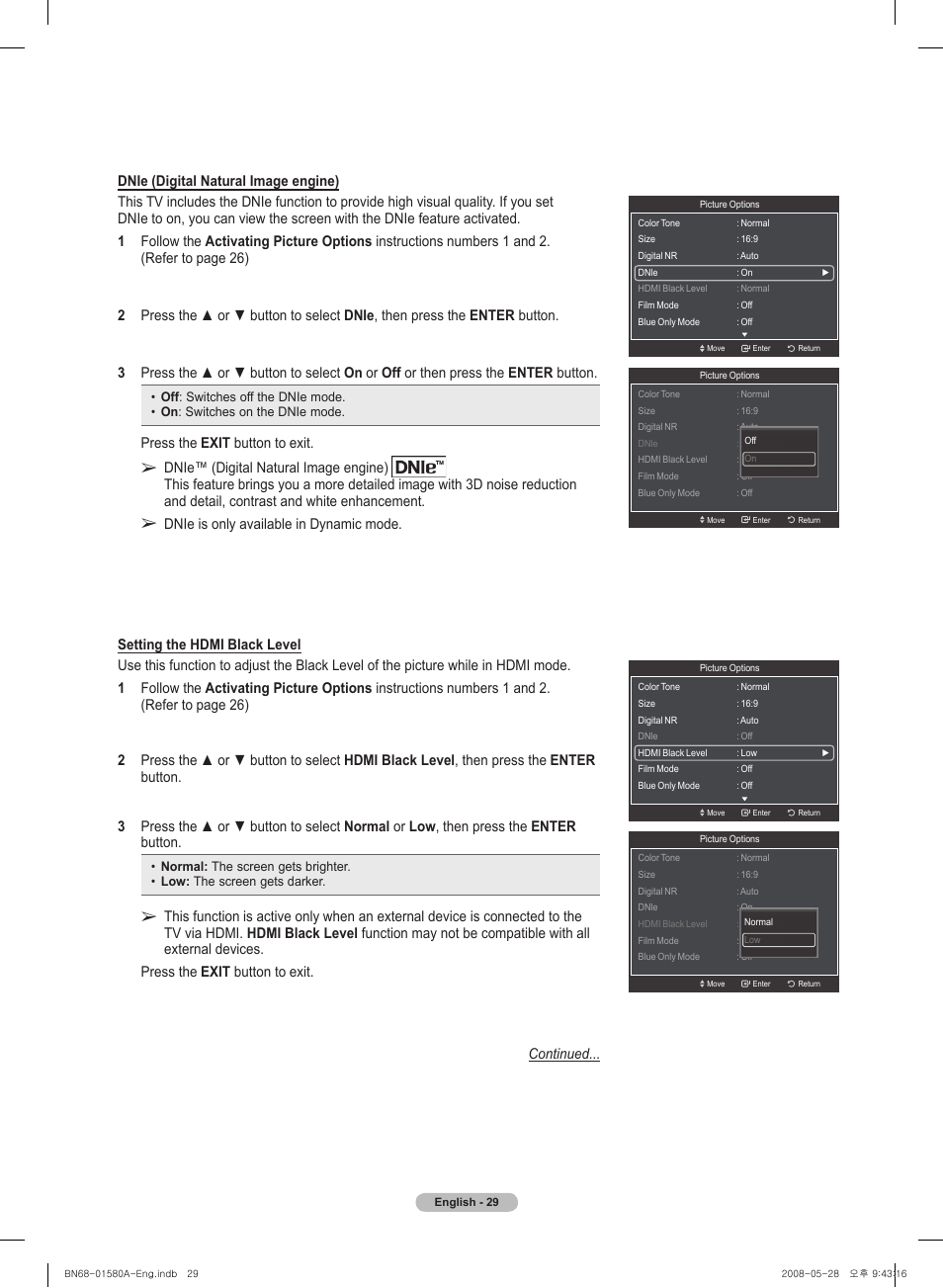 Samsung PN50A510P3FXZA User Manual | Page 29 / 162