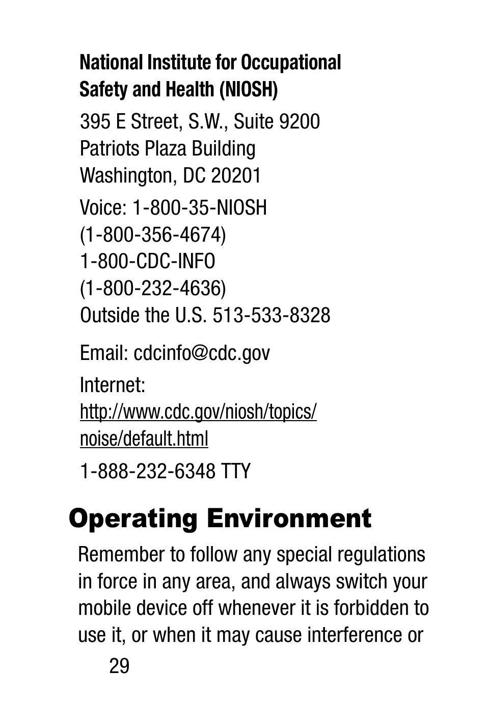 Operating environment | Samsung SM-R3820WRAXAR User Manual | Page 36 / 83