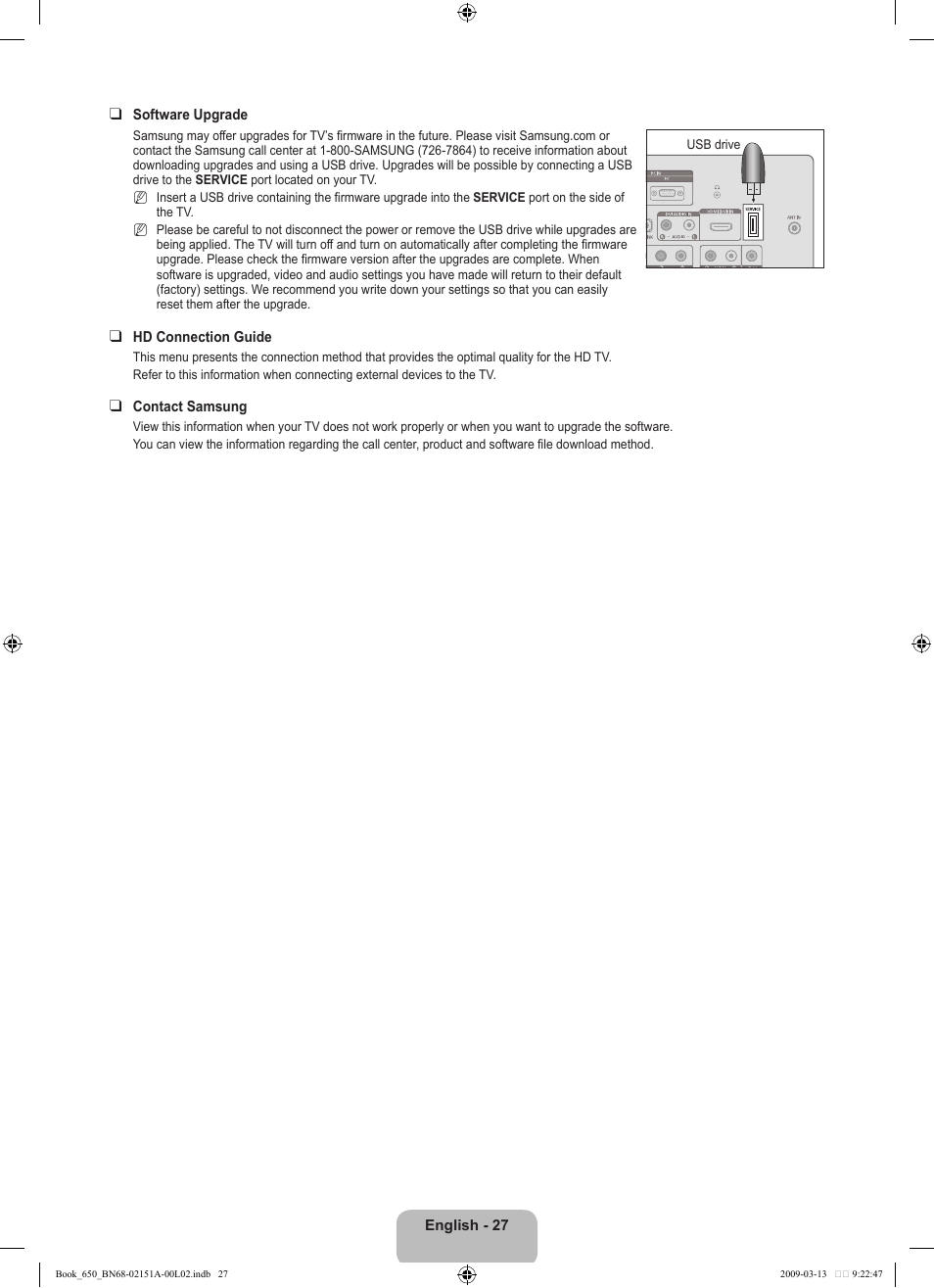 Samsung LN22B650T6DUZA User Manual | Page 29 / 67