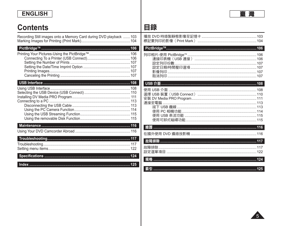 Samsung SC-DC165-XAA User Manual | Page 5 / 128