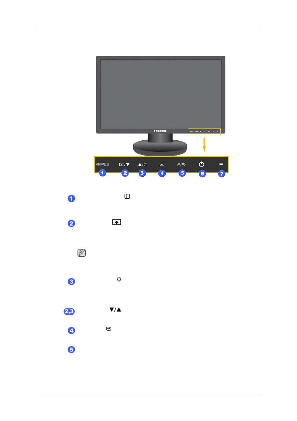 Front | Samsung LS22MYLKF-XBM User Manual | Page 4 / 15