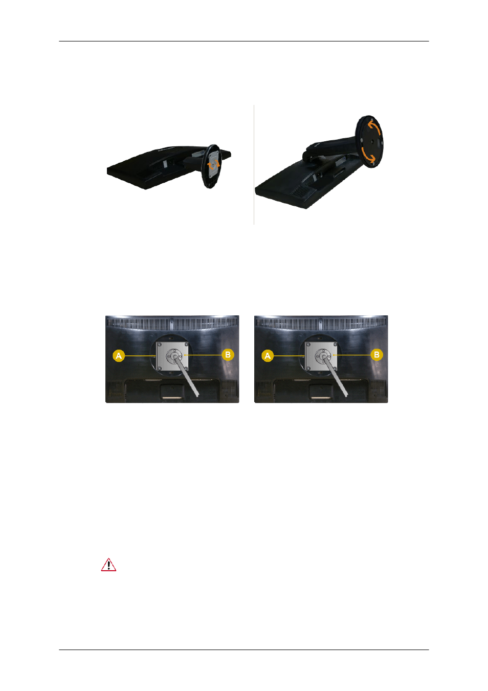 Using the stand, Monitor assembly, Attaching a base | Samsung LS22MYLKF-XBM User Manual | Page 8 / 15