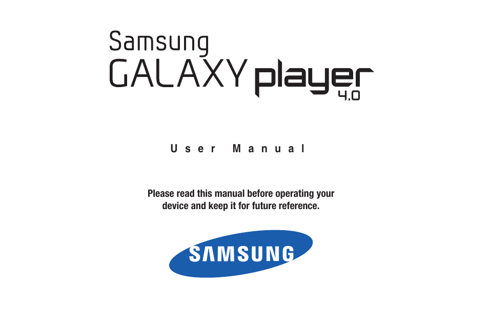 Samsung YP-G1CW-XAA User Manual | 157 pages