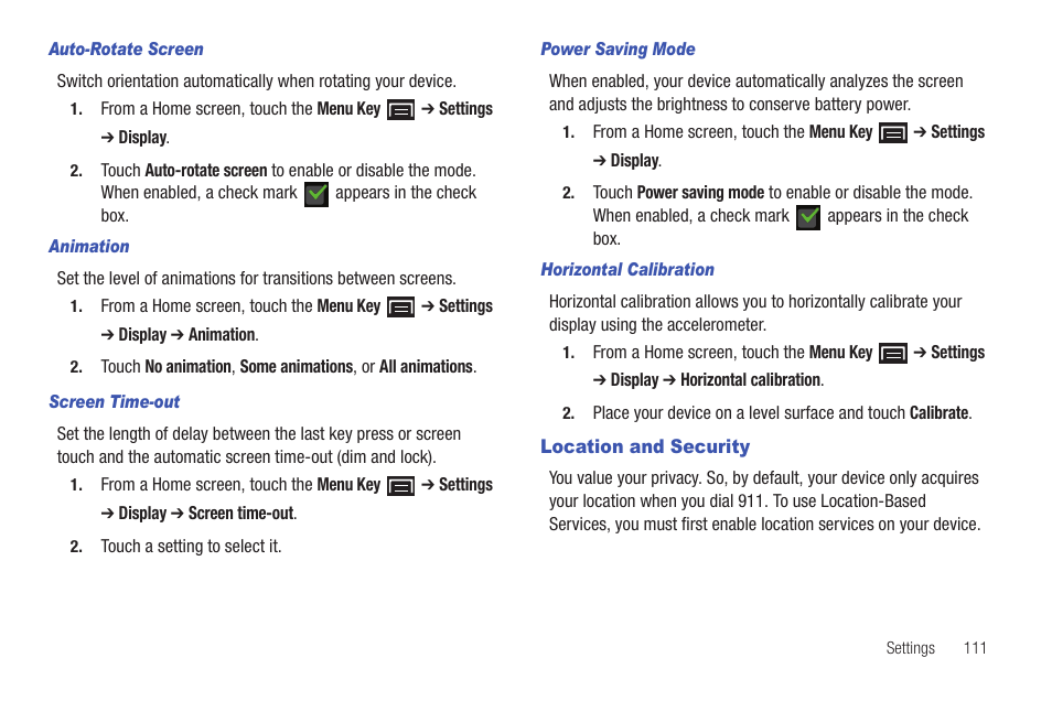 Location and security | Samsung YP-G1CW-XAA User Manual | Page 115 / 157