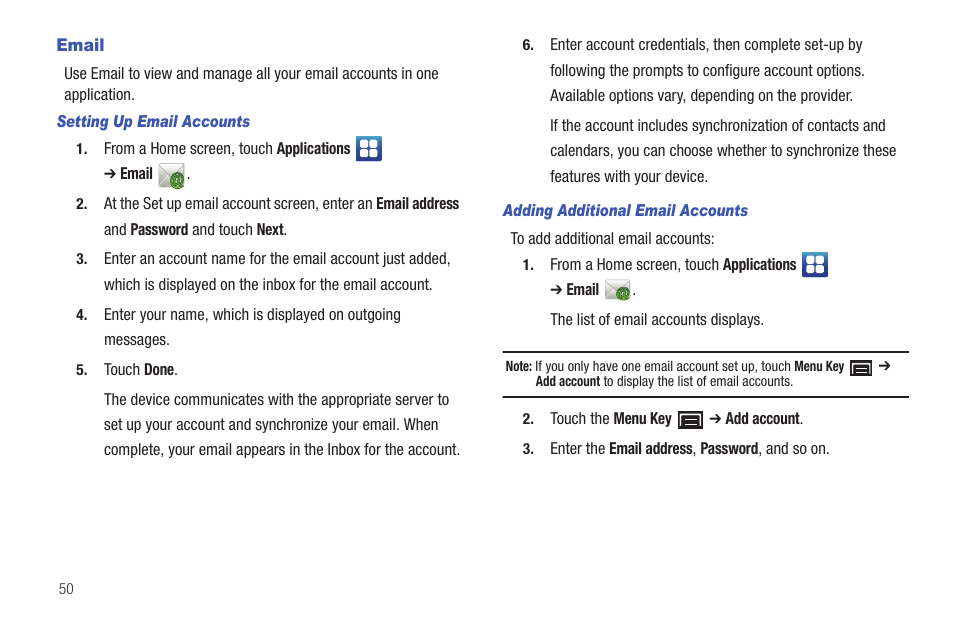 Email | Samsung YP-G1CW-XAA User Manual | Page 54 / 157