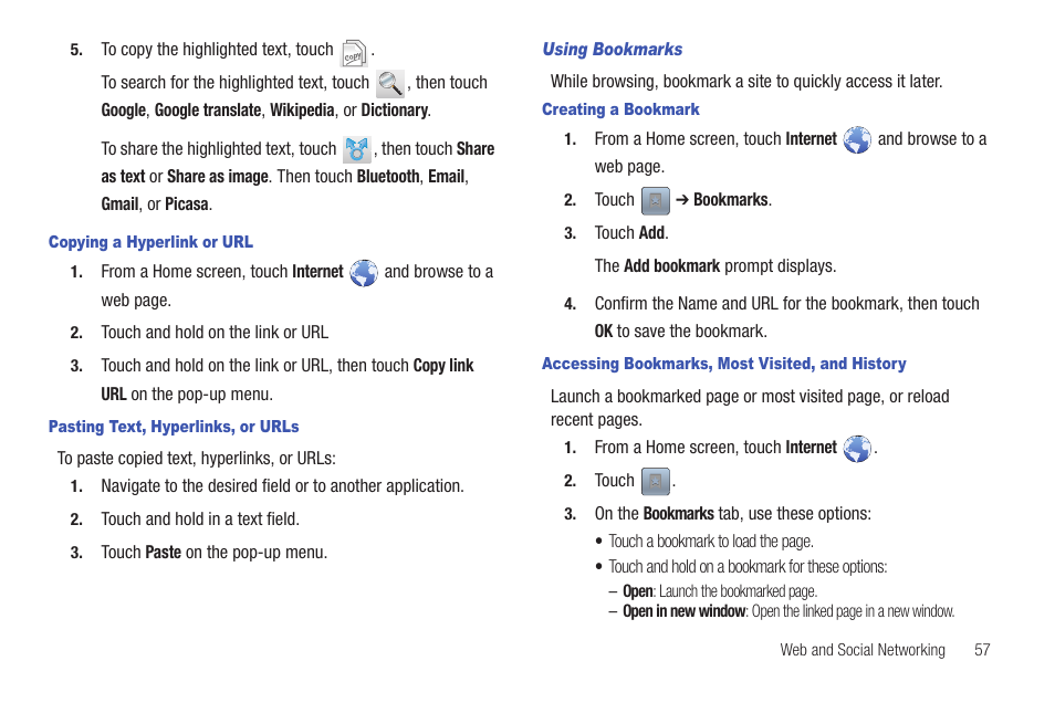 Samsung YP-G1CW-XAA User Manual | Page 61 / 157
