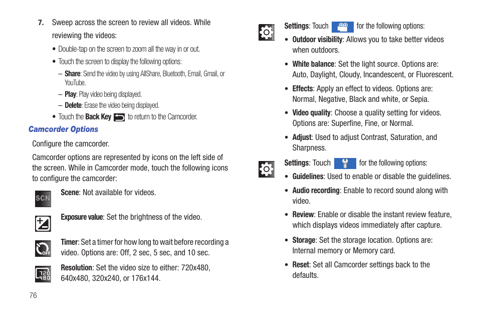 Samsung YP-G1CW-XAA User Manual | Page 80 / 157
