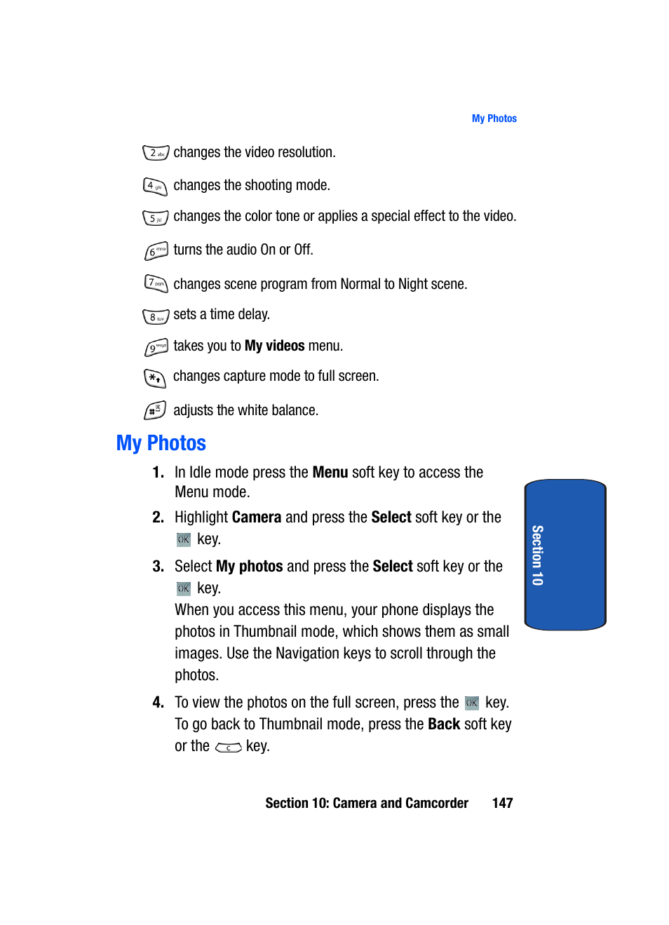 My photos | Samsung SGH-T709BKBTMB User Manual | Page 151 / 242