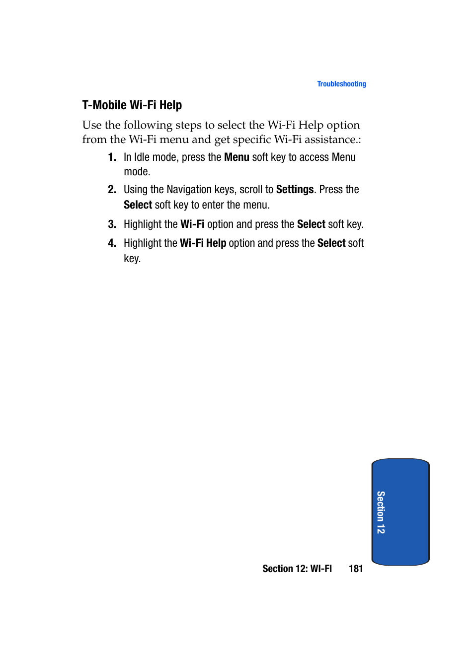 Samsung SGH-T709BKBTMB User Manual | Page 185 / 242