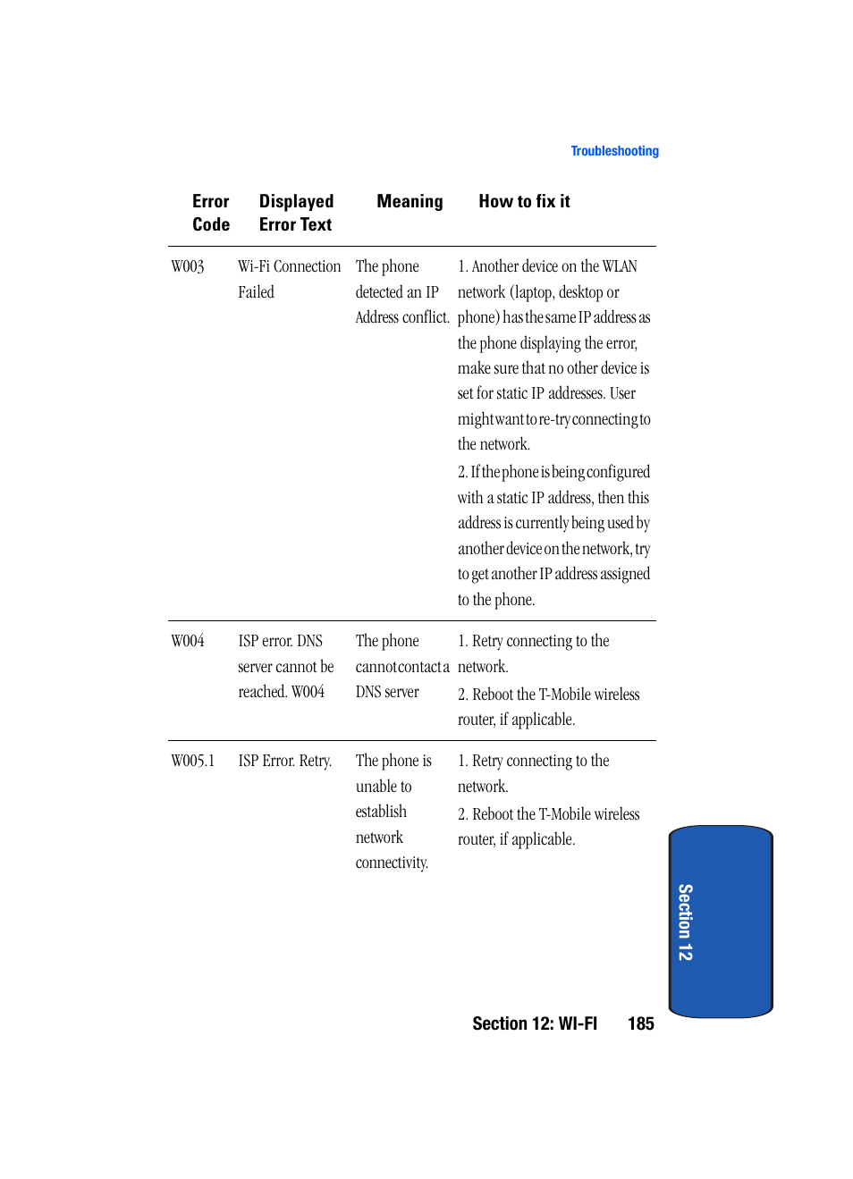 Samsung SGH-T709BKBTMB User Manual | Page 189 / 242