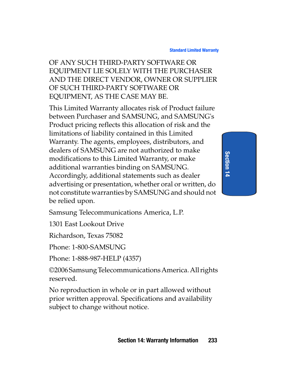 Samsung SGH-T709BKBTMB User Manual | Page 237 / 242