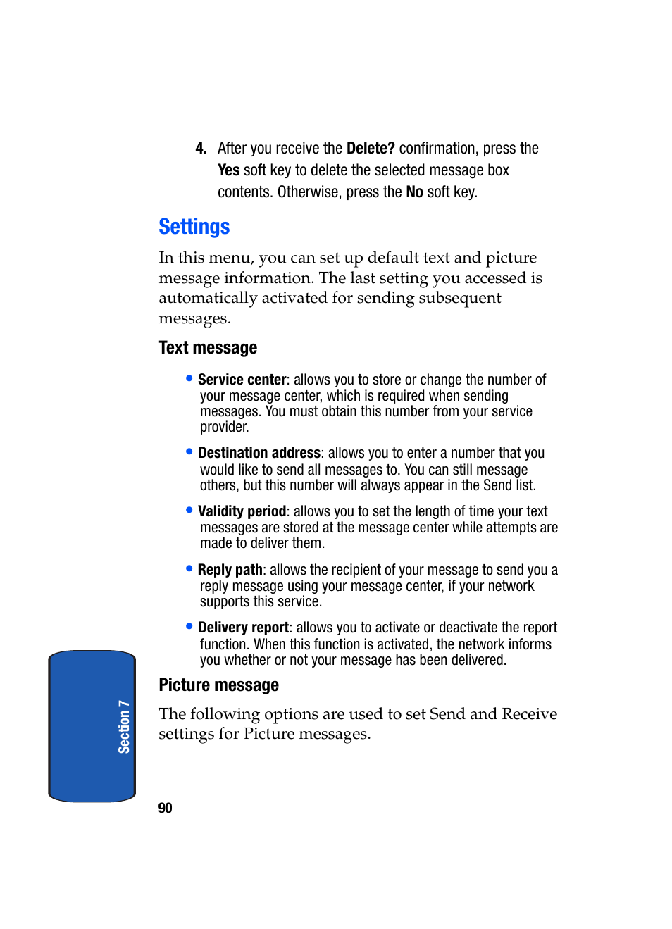 Settings | Samsung SGH-T709BKBTMB User Manual | Page 94 / 242