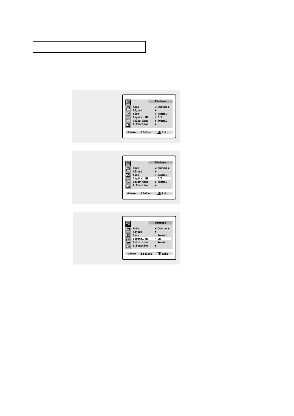Digital noise reduction | Samsung TXM3097WHFXXAA User Manual | Page 49 / 74