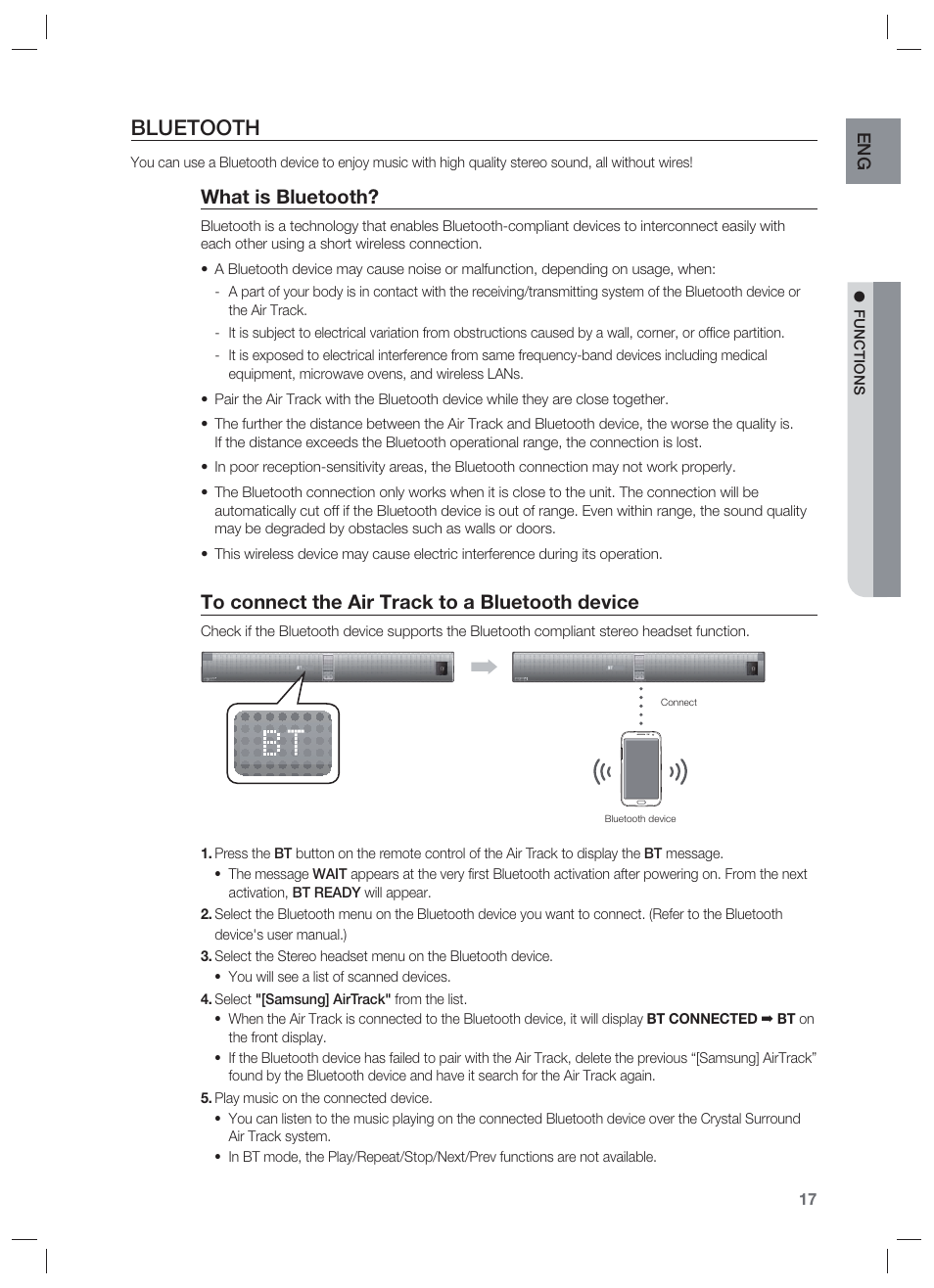 Bluetooth, What is bluetooth | Samsung HW-F850-ZA User Manual | Page 17 / 28
