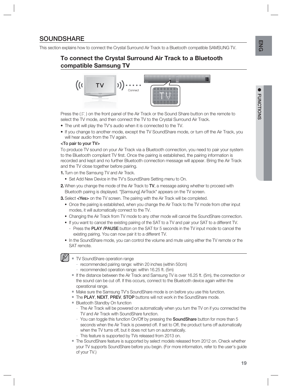 Soundshare | Samsung HW-F850-ZA User Manual | Page 19 / 28
