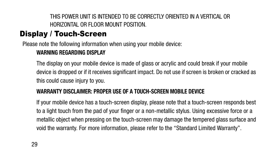 Display / touch-screen | Samsung SM-N900TZWETMB User Manual | Page 36 / 88